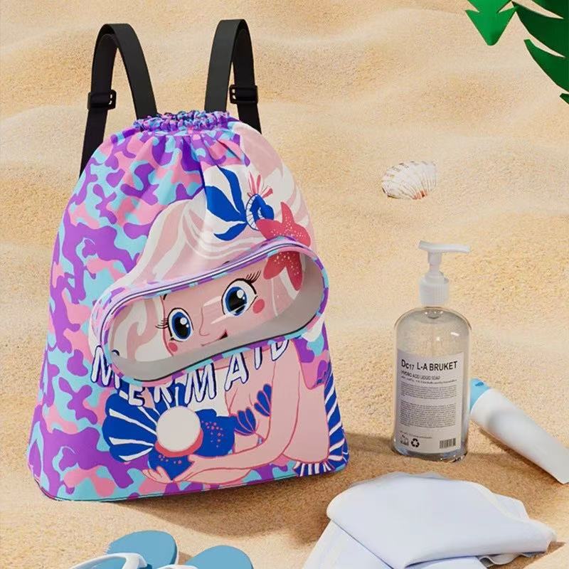 Outdoor Sport Backpack - Portable Kids Swimming Bag Waterproof Dry
