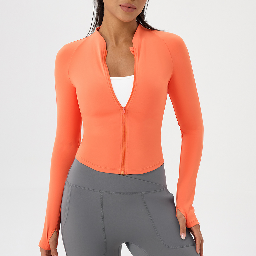 Nude yoga wear jacket stand-up - Outdoor Sport Jacket Women'S 评论和价格