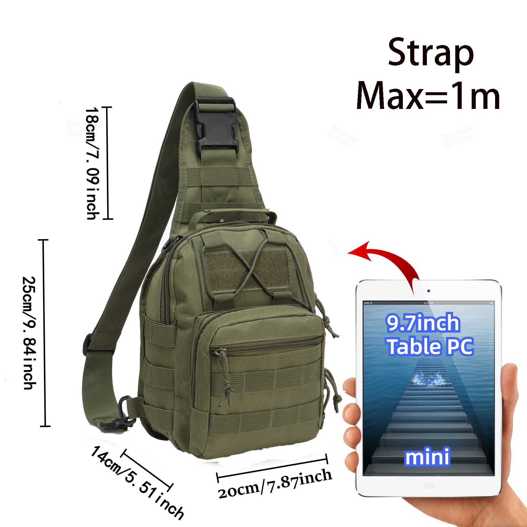 THURAM Outdoor Tactical Bag Ba - Outdoor Sport Backpack 评论和价格