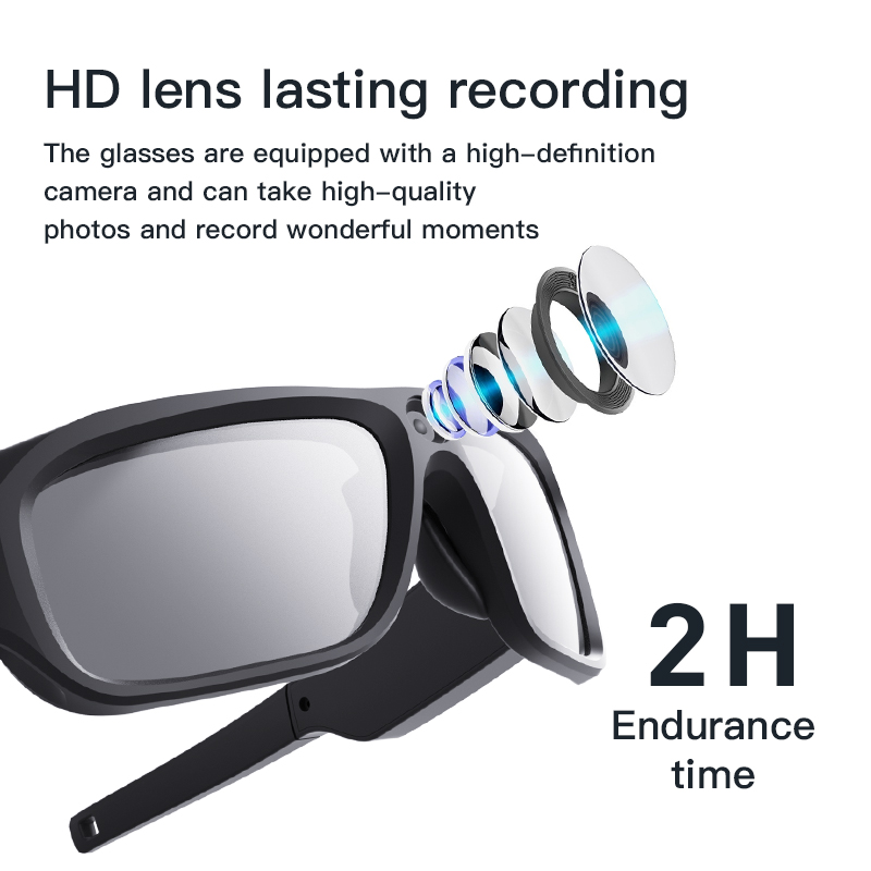 4K HD Smart Glasses Camera Min - Outdoor Sport Glasses 评论和价格