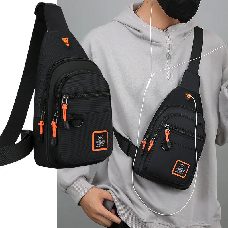 NEW Men's Chest Bag Men's Leis - Outdoor Sport Backpack 评论和价格