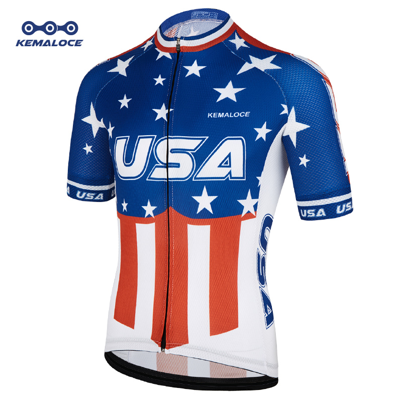 KEMALOCE Bike Jersey USA Navy  - Outdoor Sport Usa 评论和价格