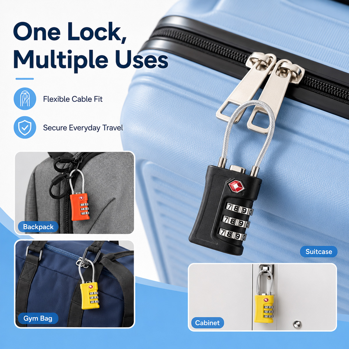 TSA Approved Luggage Lock 3 Di - Outdoor Sport Backpack 评论和价格