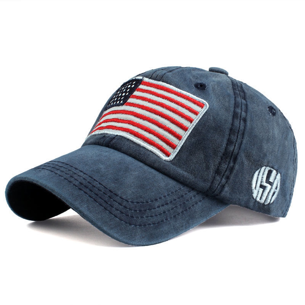Unisex Washed Cotton USA Flag  - Outdoor Sport Usa 评论和价格