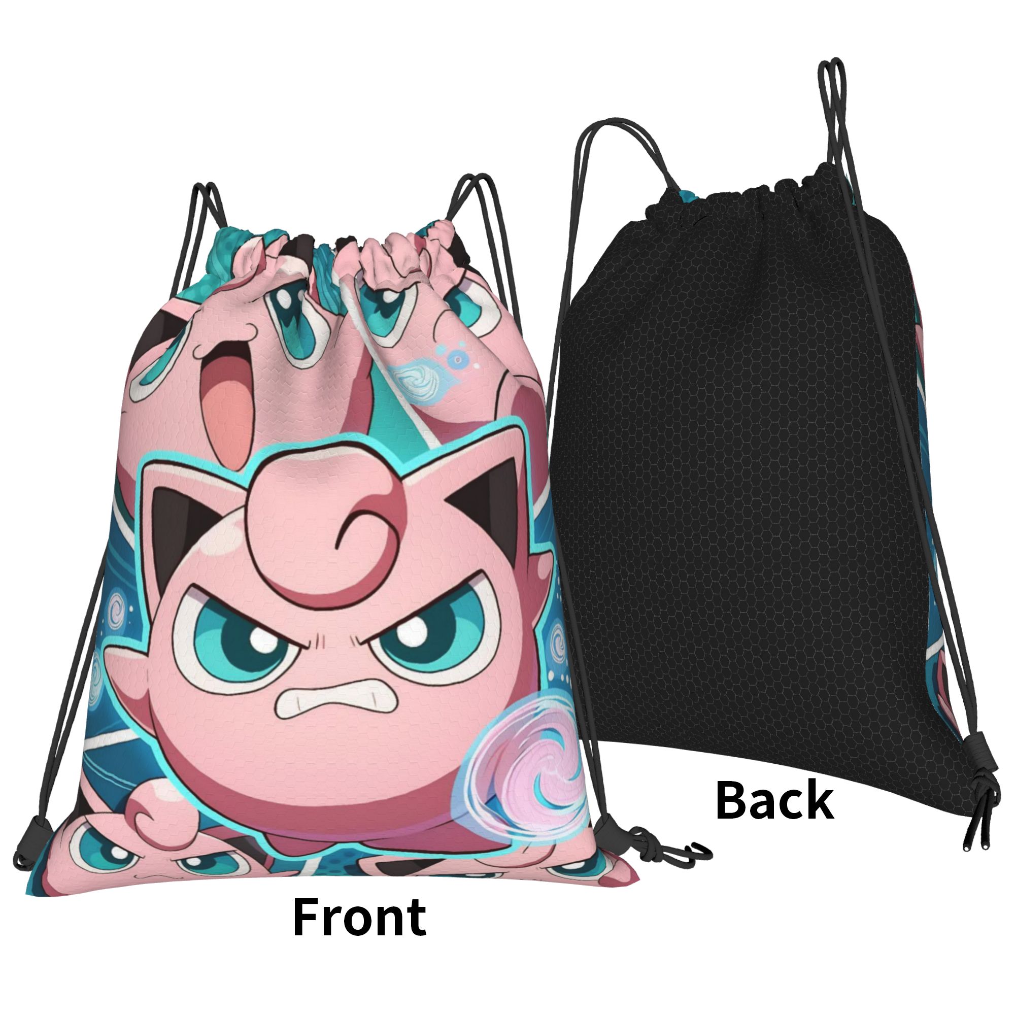 Jigglypuffs Pink Kawaii Drawst - Outdoor Sport Backpack 评论和价格