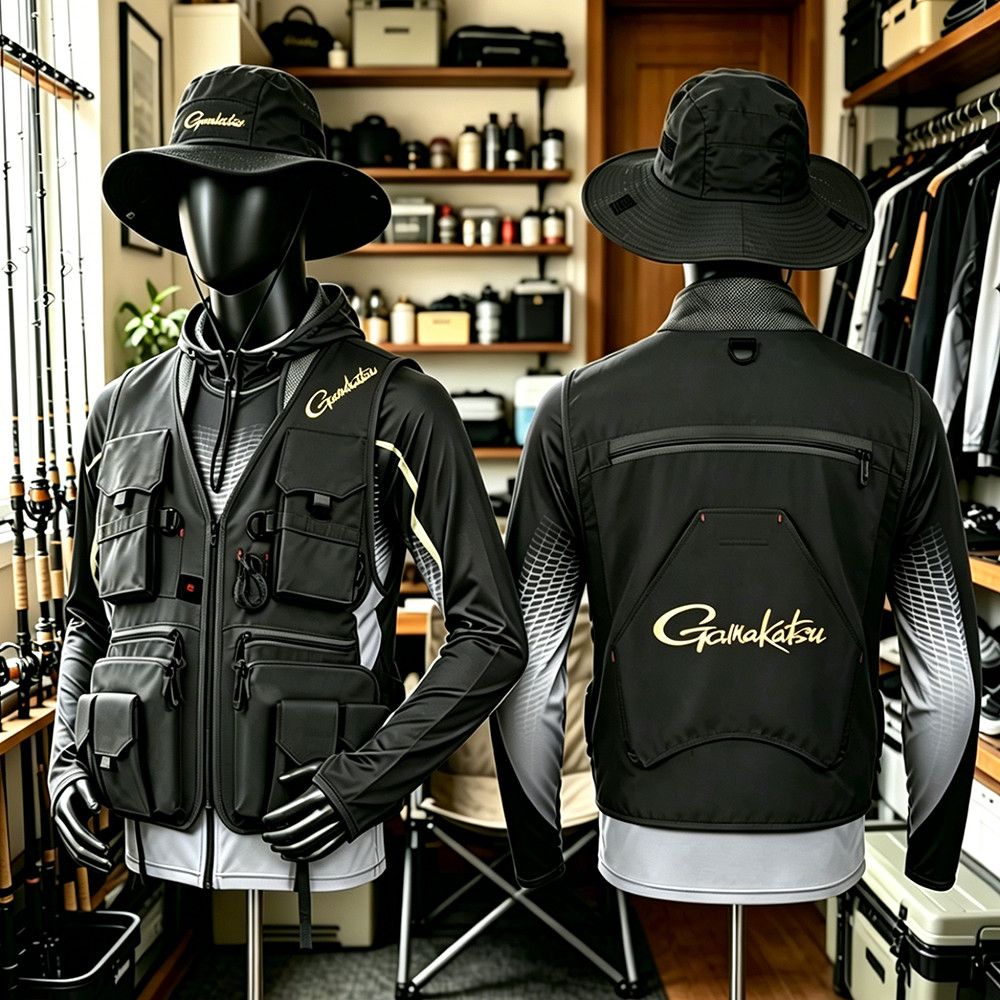 Gamakatsu Men Multi-Pocket Fis - Outdoor Sport Jacket 评论和价格