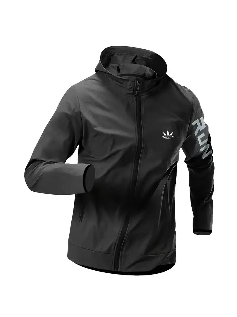 Mens Run Hooded Windbreaker Ja - Outdoor Sport Waterproof Jacket 评论和价格
