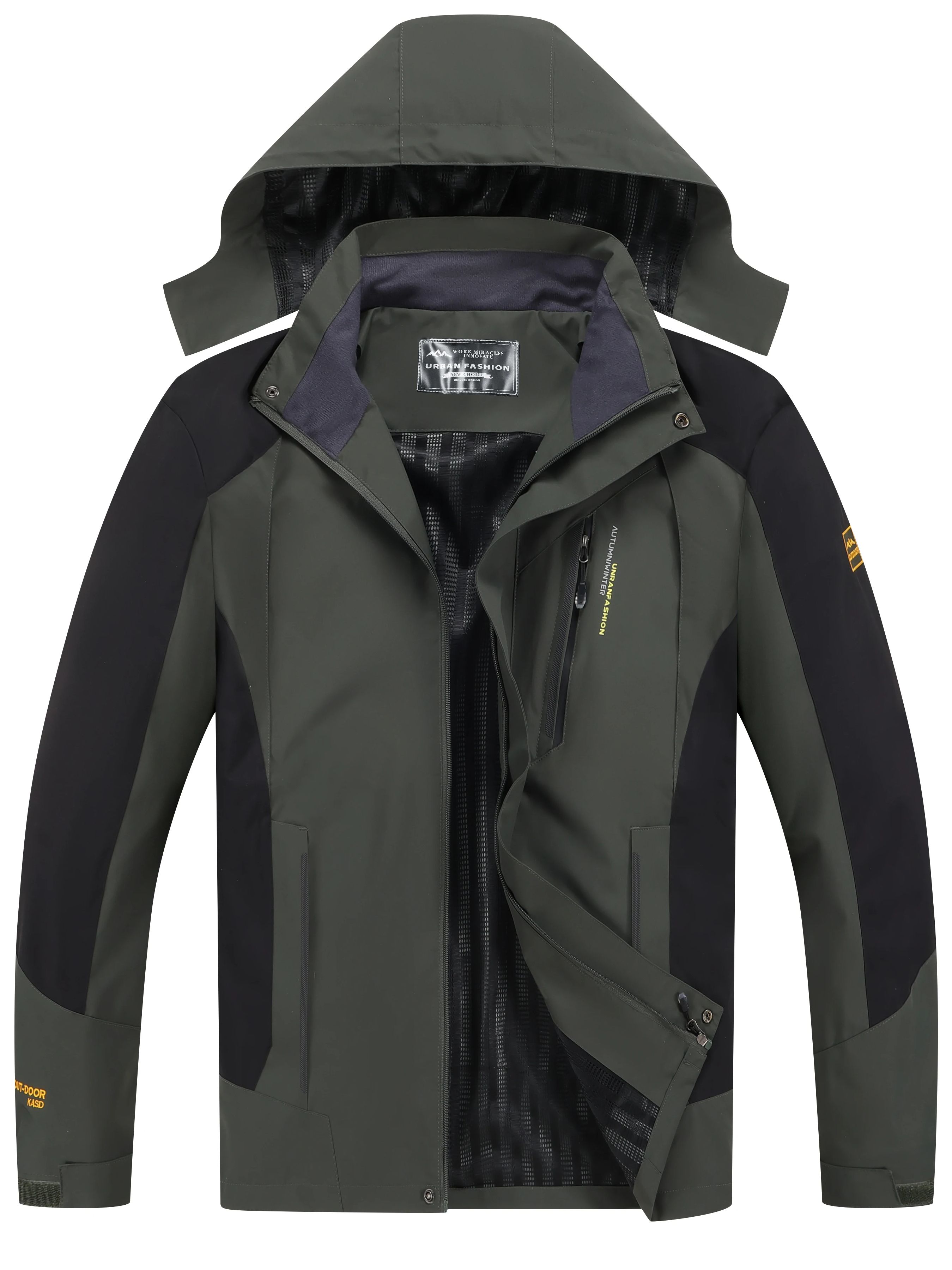 Men's Waterproof Hiking Jacket - Outdoor Sport Waterproof Jacket 评论和价格